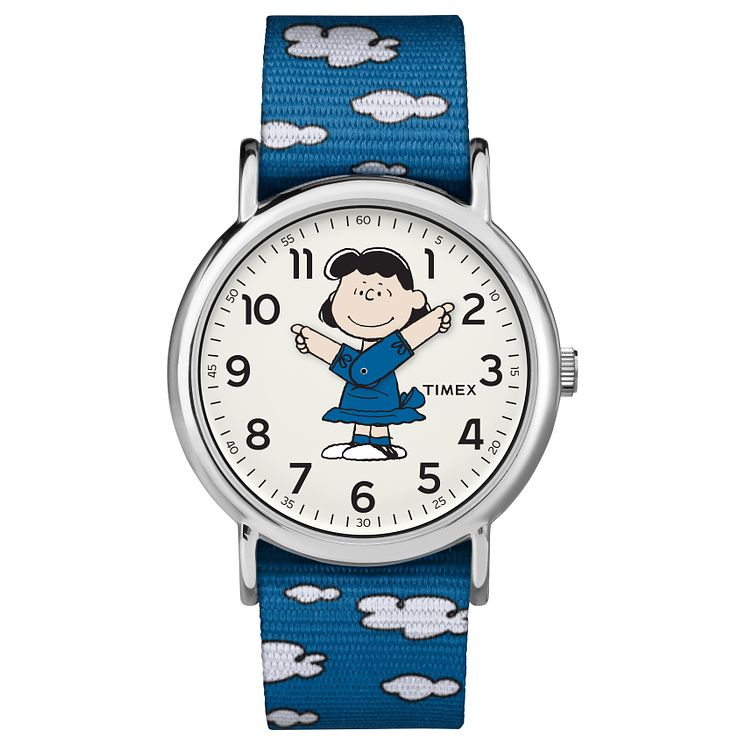 Timex Peanut Collection Lucy Blue Strap Watch