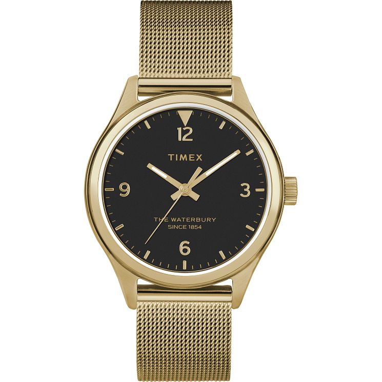 Timex Waterbury Ladies Gold Tone Mesh Bracelet Watch