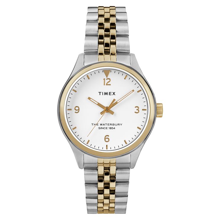 Timex Waterbury Ladies Two Colour Bracelet Watch