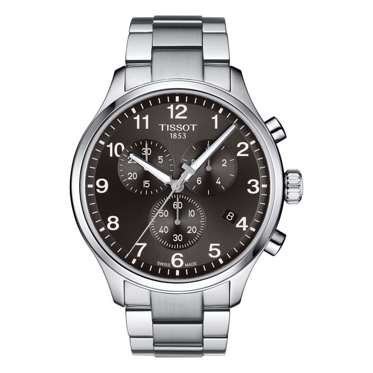 Tissot Chrono Xl Mens Black Bracelet Watch