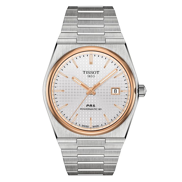 Tissot Prx Powermatic 80 Two Tone Bracelet Watch