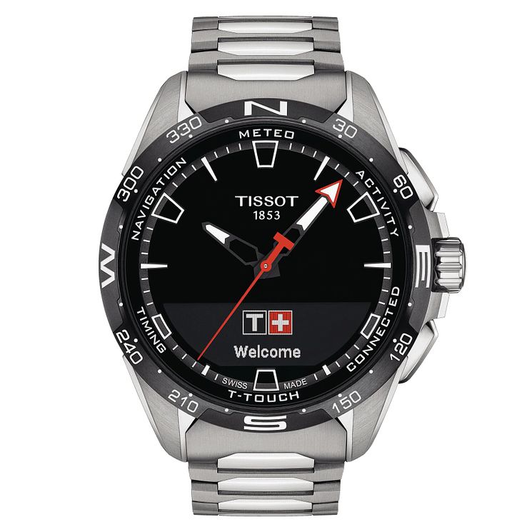 Tissot T-touch Connect Solar Titanium Bracelet Watch