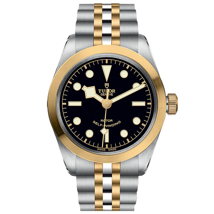 Tudor Black Bay 36 Mens Two Tone Bracelet Watch