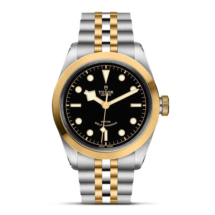 Tudor Black Bay 41 Mens Two Tone Bracelet Watch