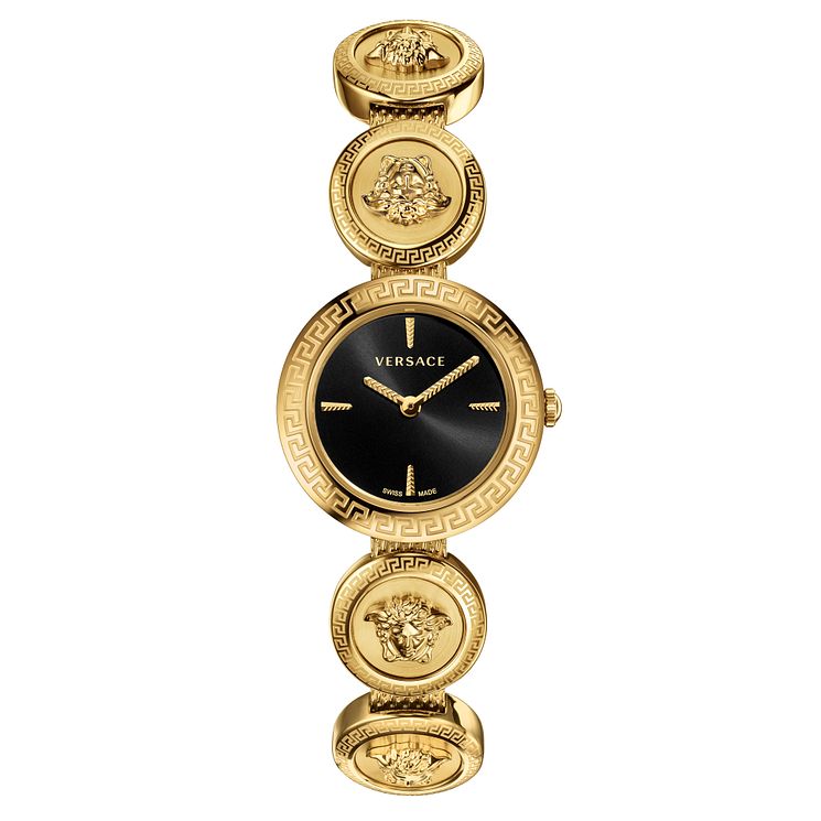 Versace Medusa Stud Icon Gold Plated Bracelet Watch