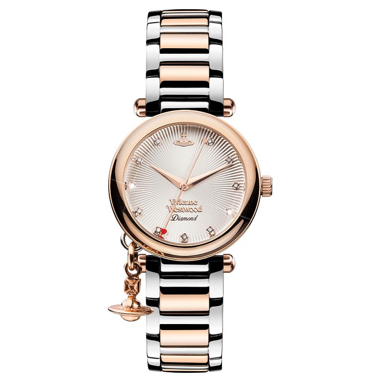 Vivienne Westwood Orb Ladies Two Colour Bracelet Watch