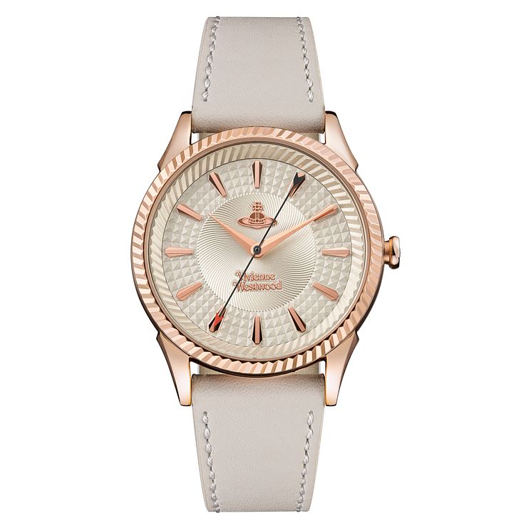 Vivienne Westwood Seymour Ladies Nude Leather Strap Watch