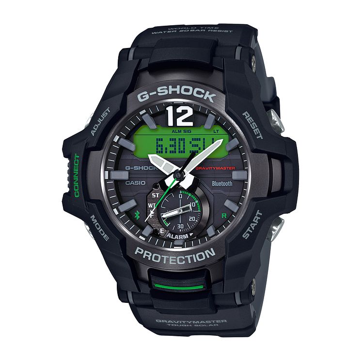 Casio G-shock Gravitymaster Mens Black Resin Bracelet Watch