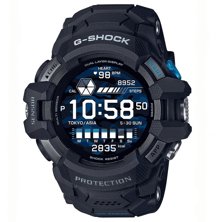 Casio G-shock G-squad Pro Mens Black Resin Strap Smartwatch
