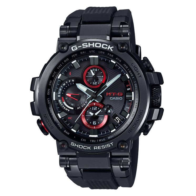 Casio G-shock Mtg Premium Black Rubber Strap Watch