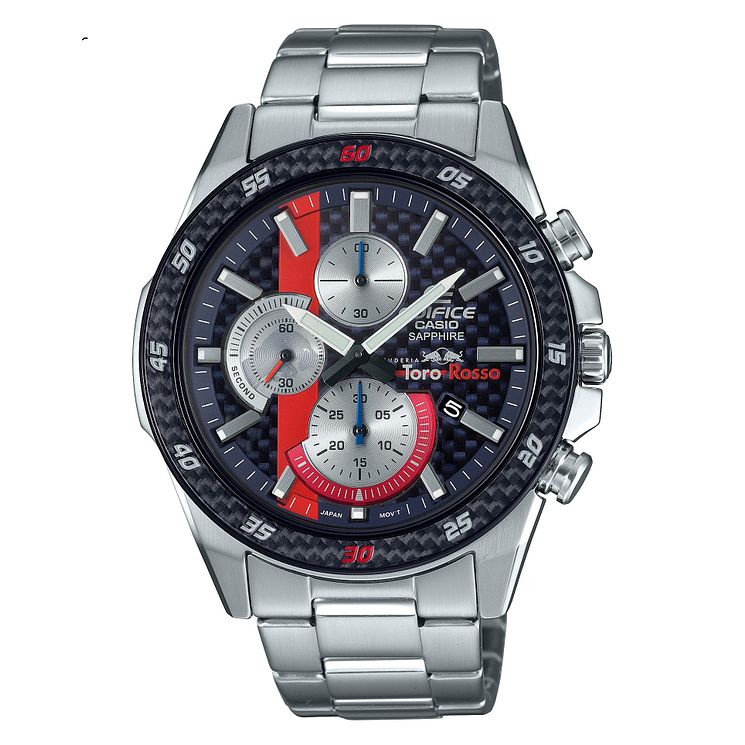 Casio Scuderia Toro Rosso Stainless Steel Bracelet Watch