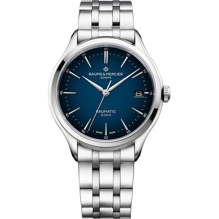 BaumeandMercier Clifton Baumatic Mens Bracelet Watch