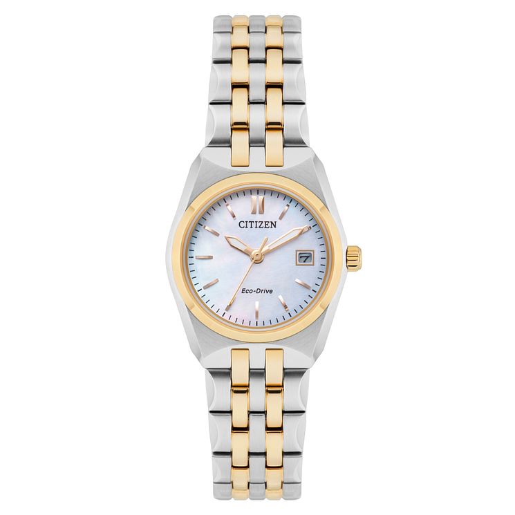 Citizen Corso Ladies Two Colour Mother Of Pearl Watch