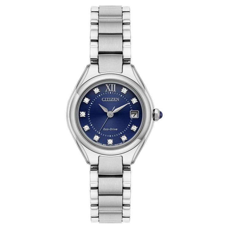 Citizen Silhouette Crystal Ladies Stainless Steel Watch