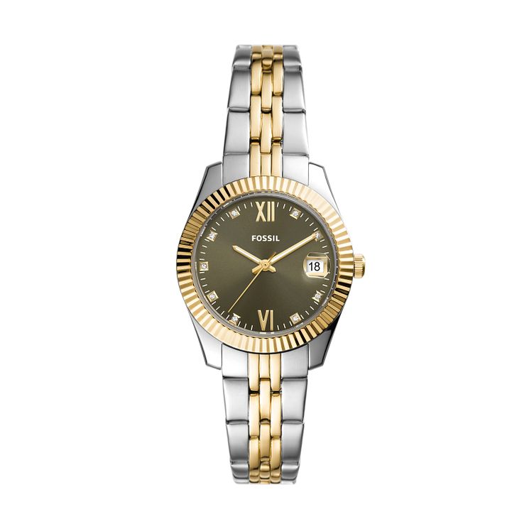 Fossil Scarlette Two Tone Bracelet Watch