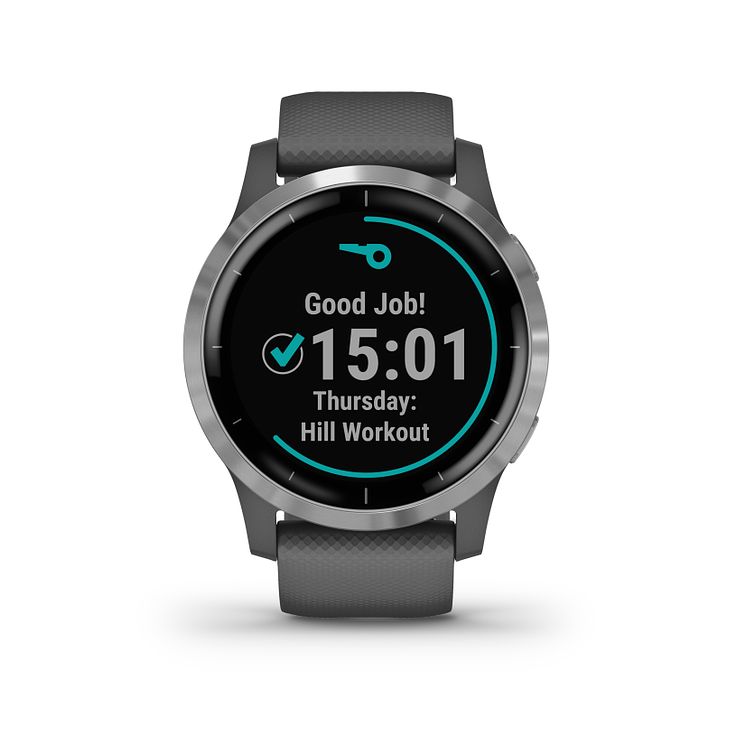 Garmin Vivoactive 4 Grey Silicone Strap Smartwatch