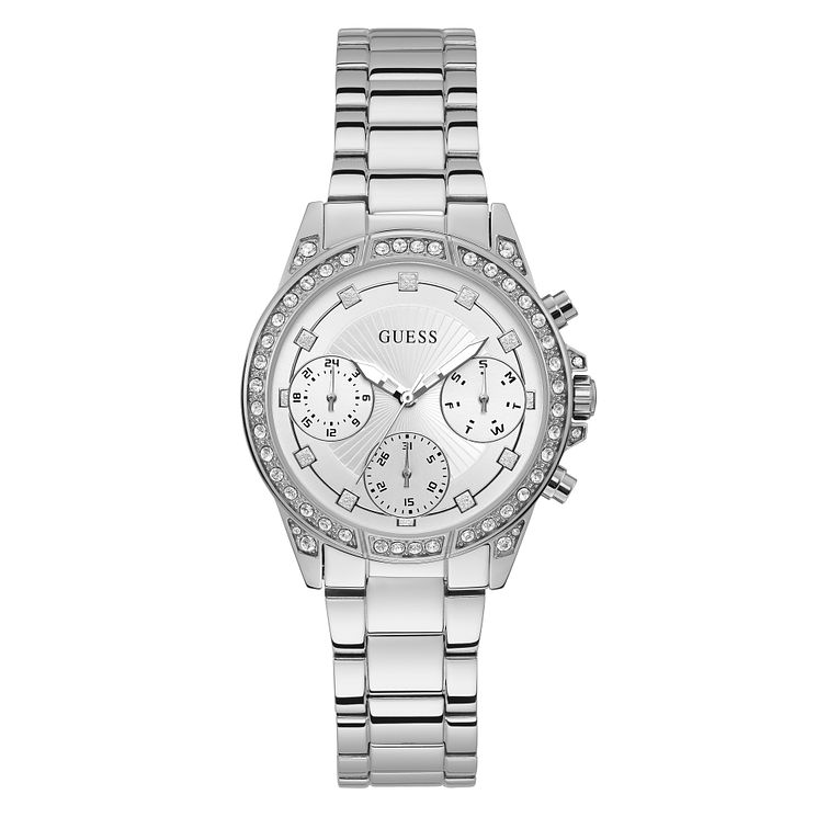 Guess Gemini Ladies Stainless Steel Bracelet Watch