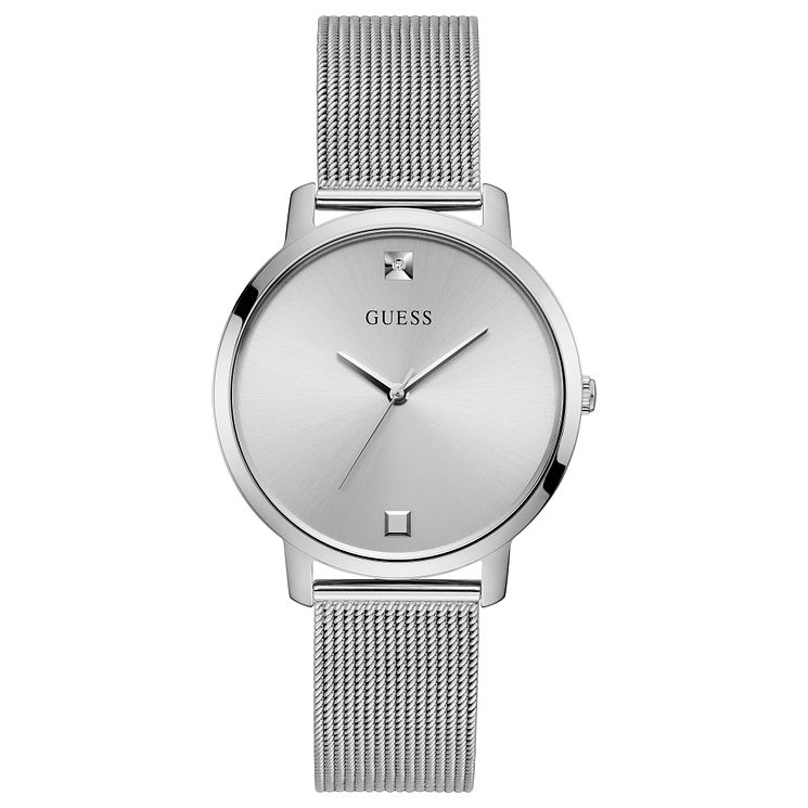 Guess Nova Ladies Stainless Steel Mesh Bracelet Watch