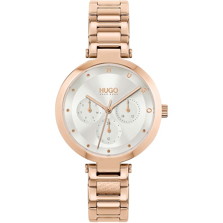 Hugo #hope Ladies Rose Gold Tone Bracelet Watch