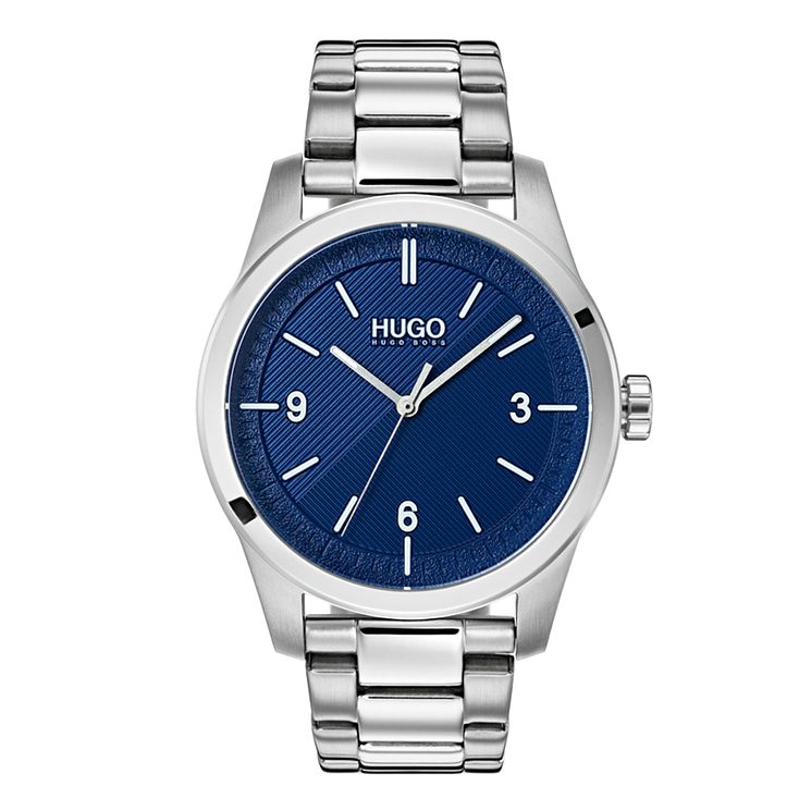 Hugo Create Mens Stainless Steel Bracelet Watch