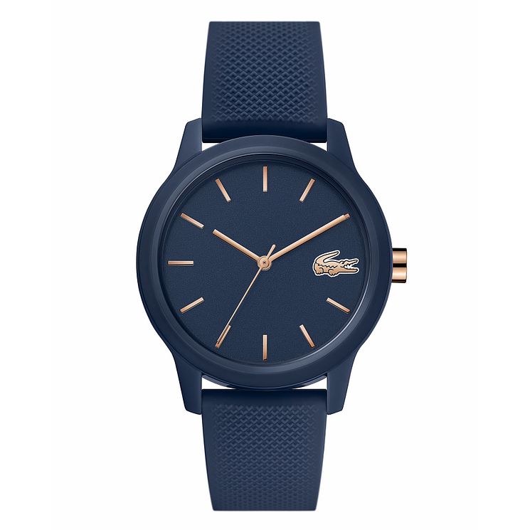 Lacoste 12.12 Ladies Blue Silicone Strap Watch