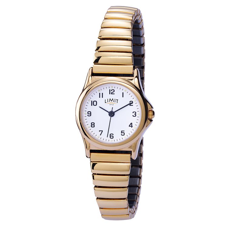 Limit Ladies Gold Expanding Strap Watch