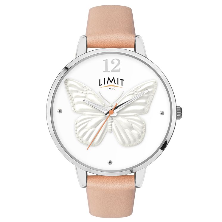 Limit Secret Garden Ladies Silver Coloured 3d Effect Watch