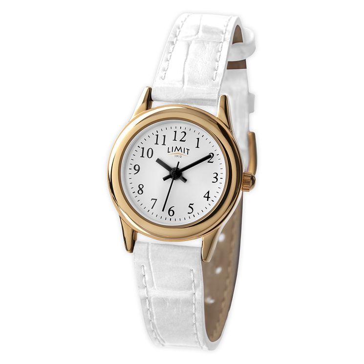 Limit White Strap Watch