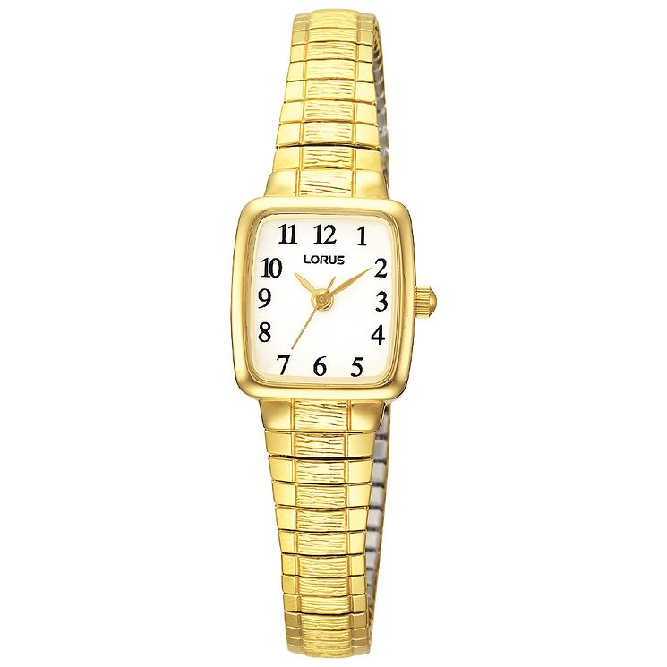 Lorus Ladies Gold-plated Expander Bracelet Watch