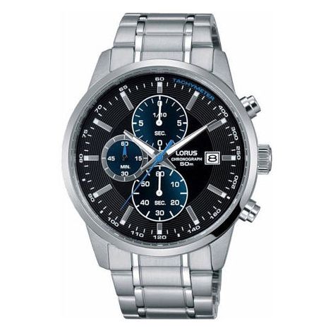 Lorus Mens Chronograph Stainless Steel Bracelet Watch