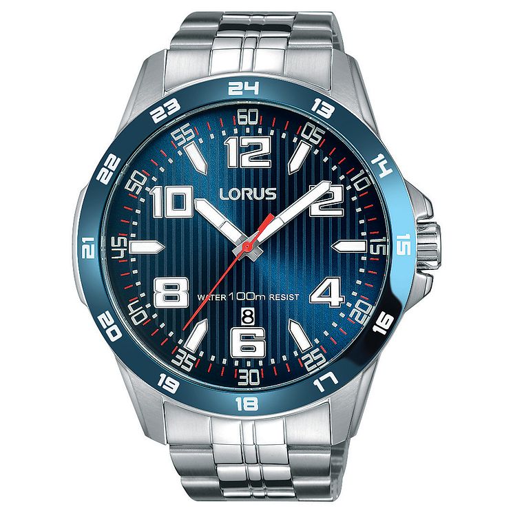 Lorus Mens Water Resistant Sports Bracelet Watch