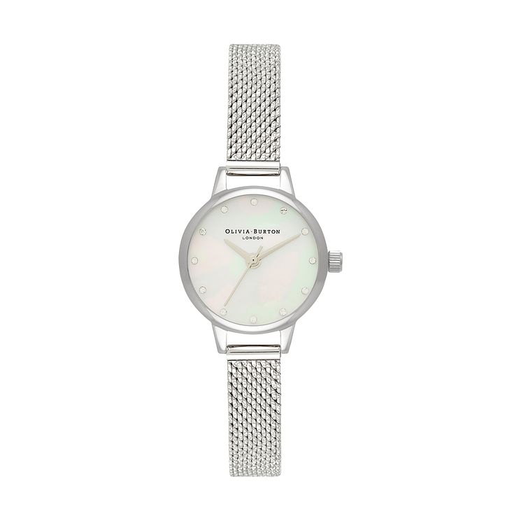 Olivia Burton Classics Stainless Steel Mesh Bracelet Watch