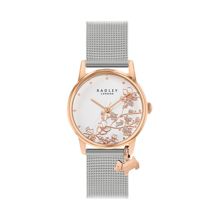 Radley Ladies Silver Tone Mesh Bracelet Watch