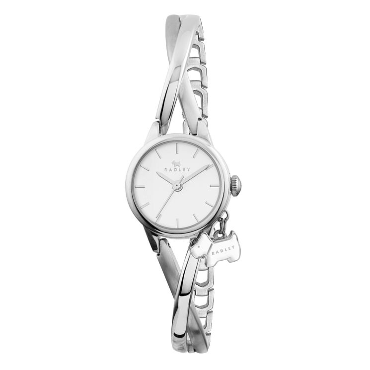 Radley Ladies Stainless Steel Crossover Half Bangle Watch