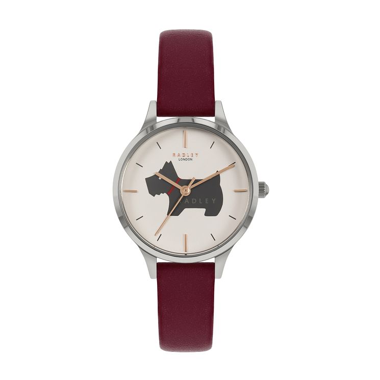 Radley Merdian Ladies Red Leather Strap Watch