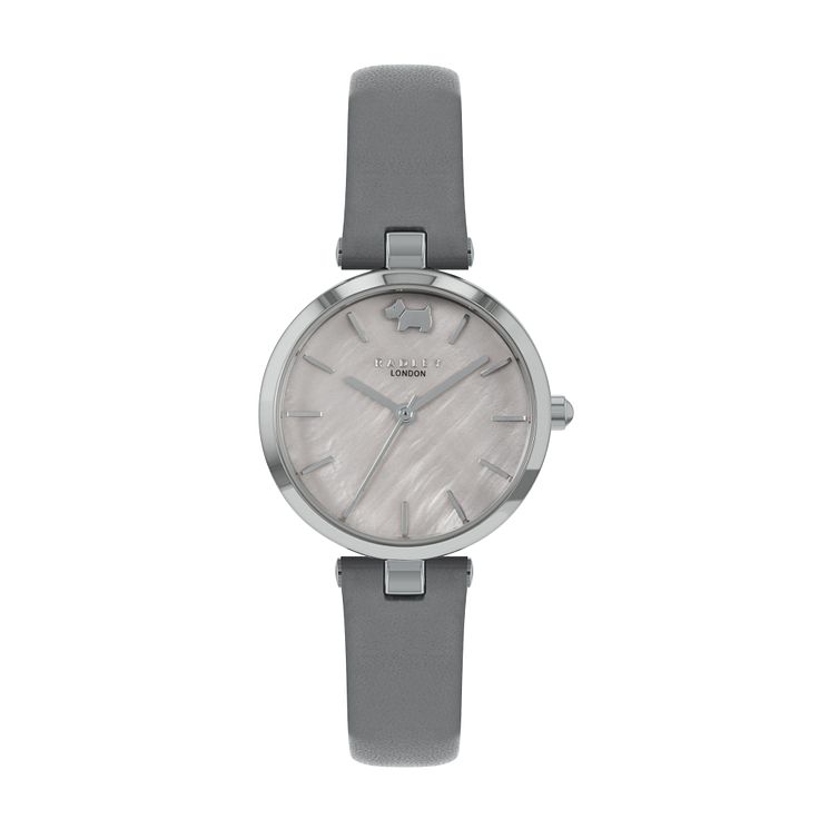 Radley West View Ladies Grey Leather Strap Watch