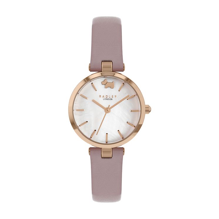 Radley West View Ladies Pink Leather Strap Watch