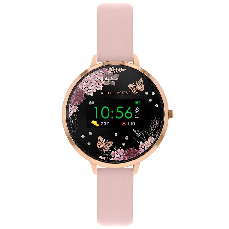 Reflex Active Series 3 Nude Pu Strap Smart Watch