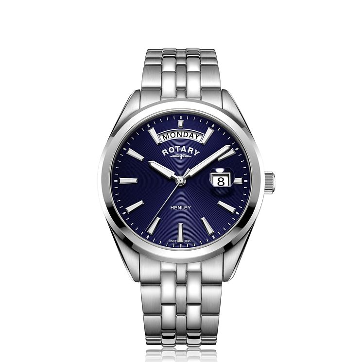 Rotary Mens Henley Stainless Steel Bracelet Watch