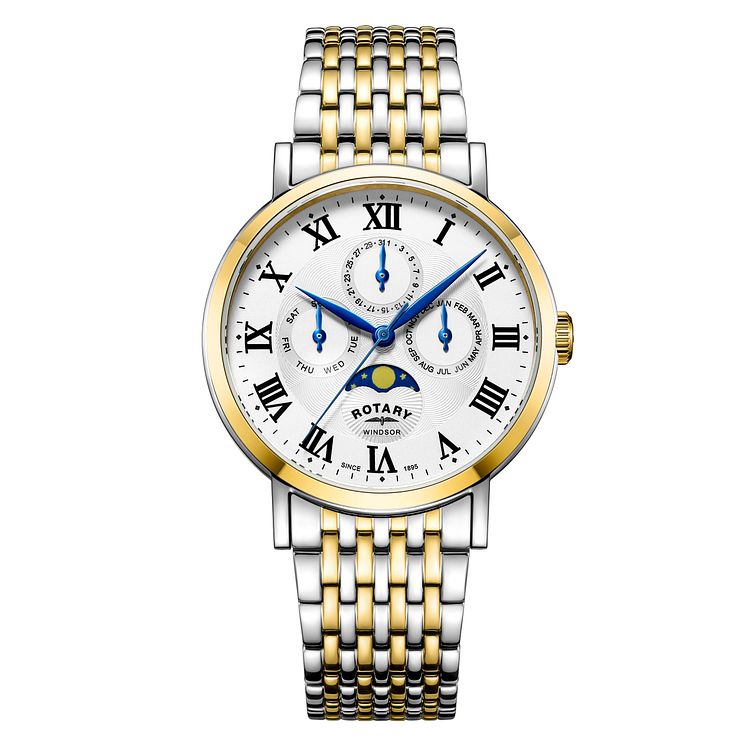 Rotary Windsor Mens Two-tone Bracelet Watch