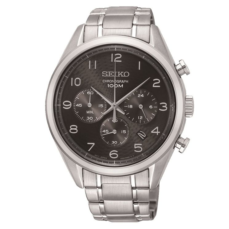Seiko Dress Smart Chronograph Stainless Steel Bracelet Watch