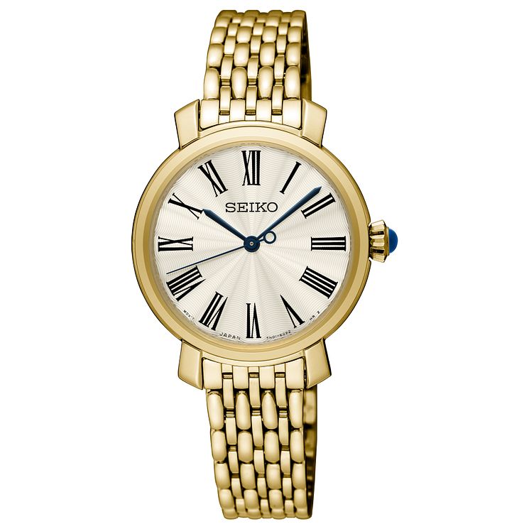 Seiko Ladies Gold Plated Stainless Steel Bracelet Watch