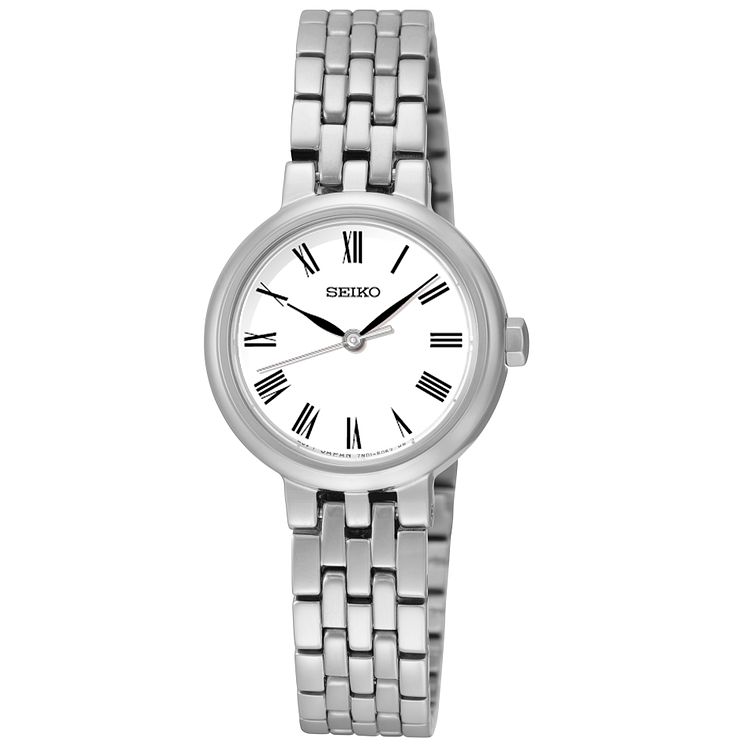 Seiko Ladies White Dial Stainless Steel Bracelet Watch