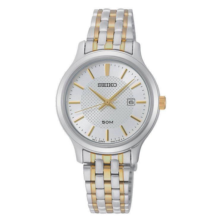 Seiko Ladies White Dial Two Tone Bracelet Watch