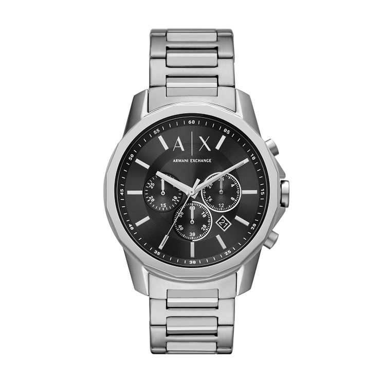 Armani Exchange Mens Stainless Steel Bracelet Watch