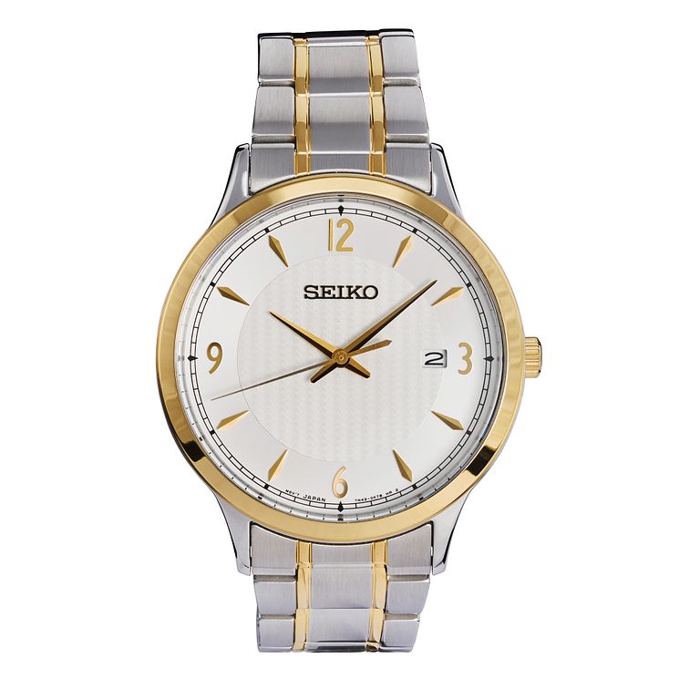 Seiko Mens Two-tone Stainless Steel Bracelet Watch