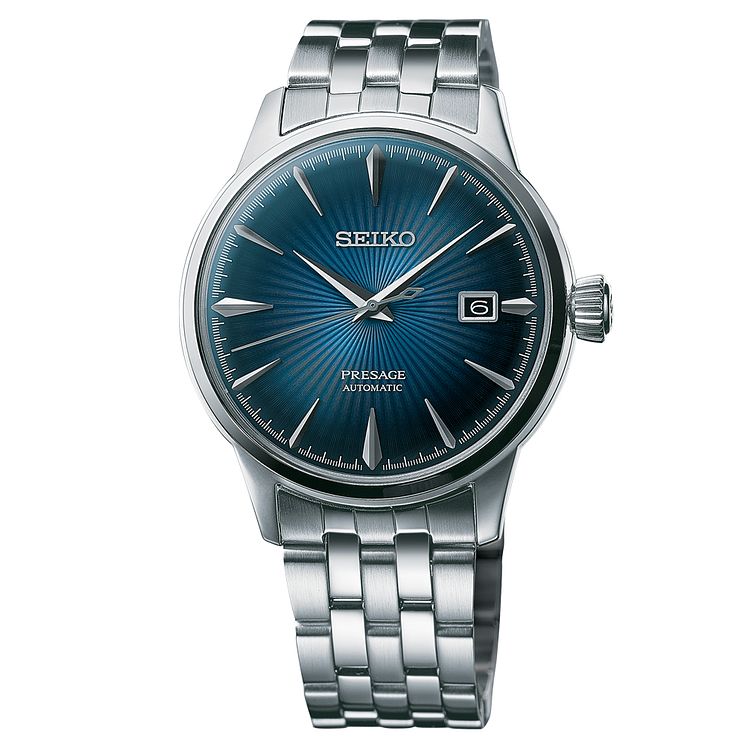 Seiko Presage Mens Stainless Steel Bracelet Watch