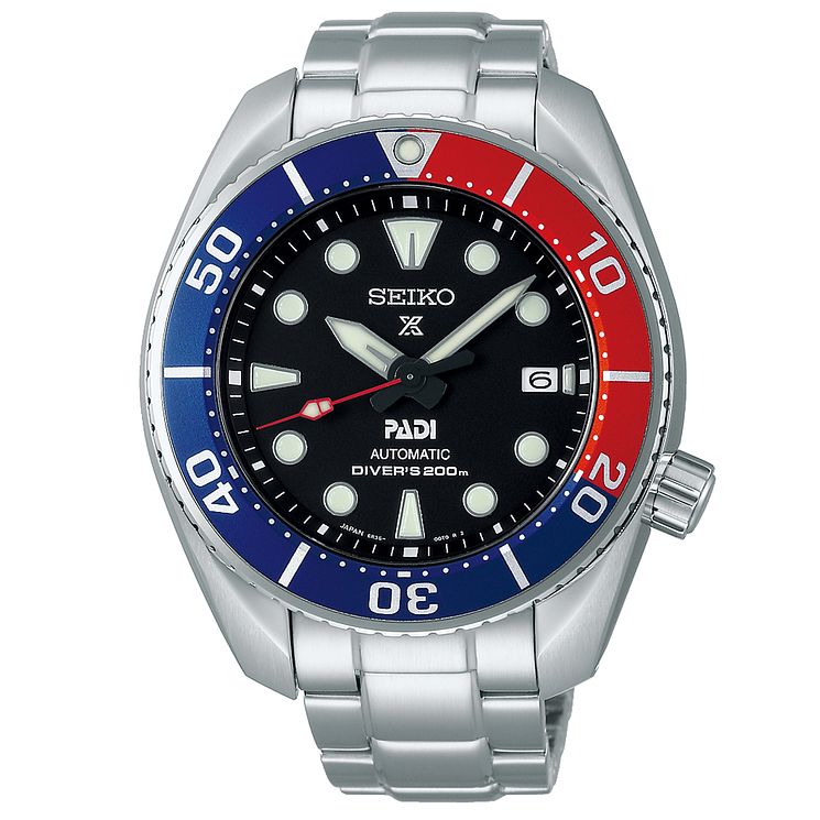 Seiko Prospex Padi sumo Stainless Steel Bracelet Watch