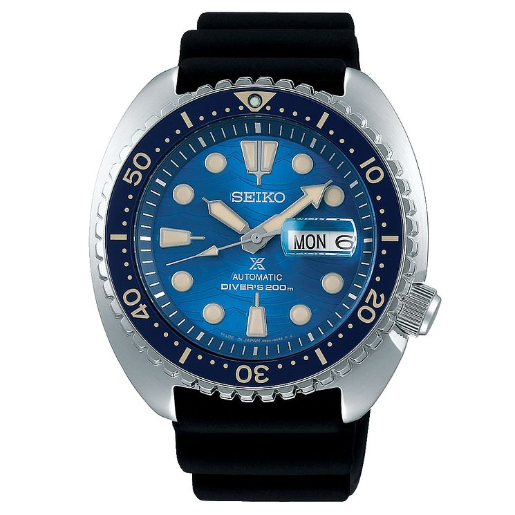 Seiko Prospex Save The Ocean King Turtle Mens Strap Watch