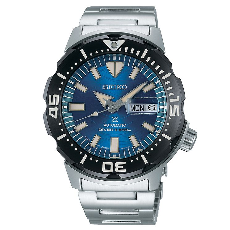 Seiko Prospex Save The Ocean Monster Stainless Steel Watch